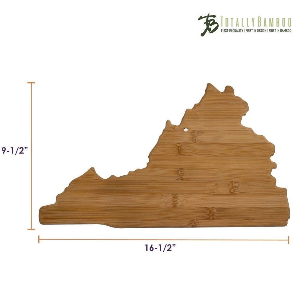 Totally Bamboo Virginia Cutting And Serving Board Kitchen Gently Used